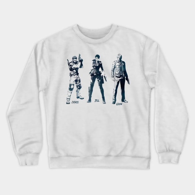 Resident Evil LEGENDS Crewneck Sweatshirt by Naumovski